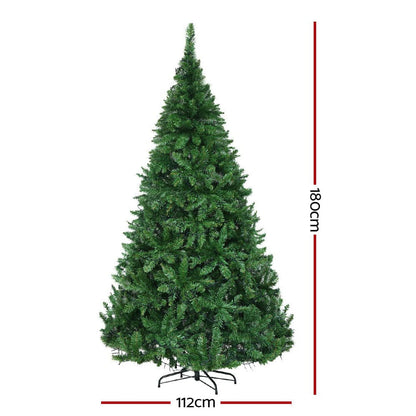 Jingle Jollys Occasions > Christmas > Outdoor Decorations & Lights Jingle Jollys Christmas Tree 1.8m Xmas Tree Decorations 874 LED 8 Light Mode