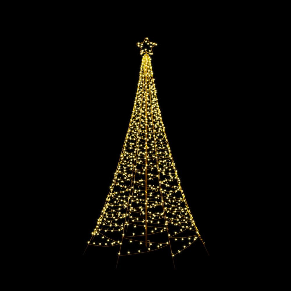 Jingle Jollys Occasions > Christmas > Outdoor Decorations & Lights Jingle Jollys Solar Christmas Tree 2.1m 320 LED Net Lights Xmas Trees Decoration