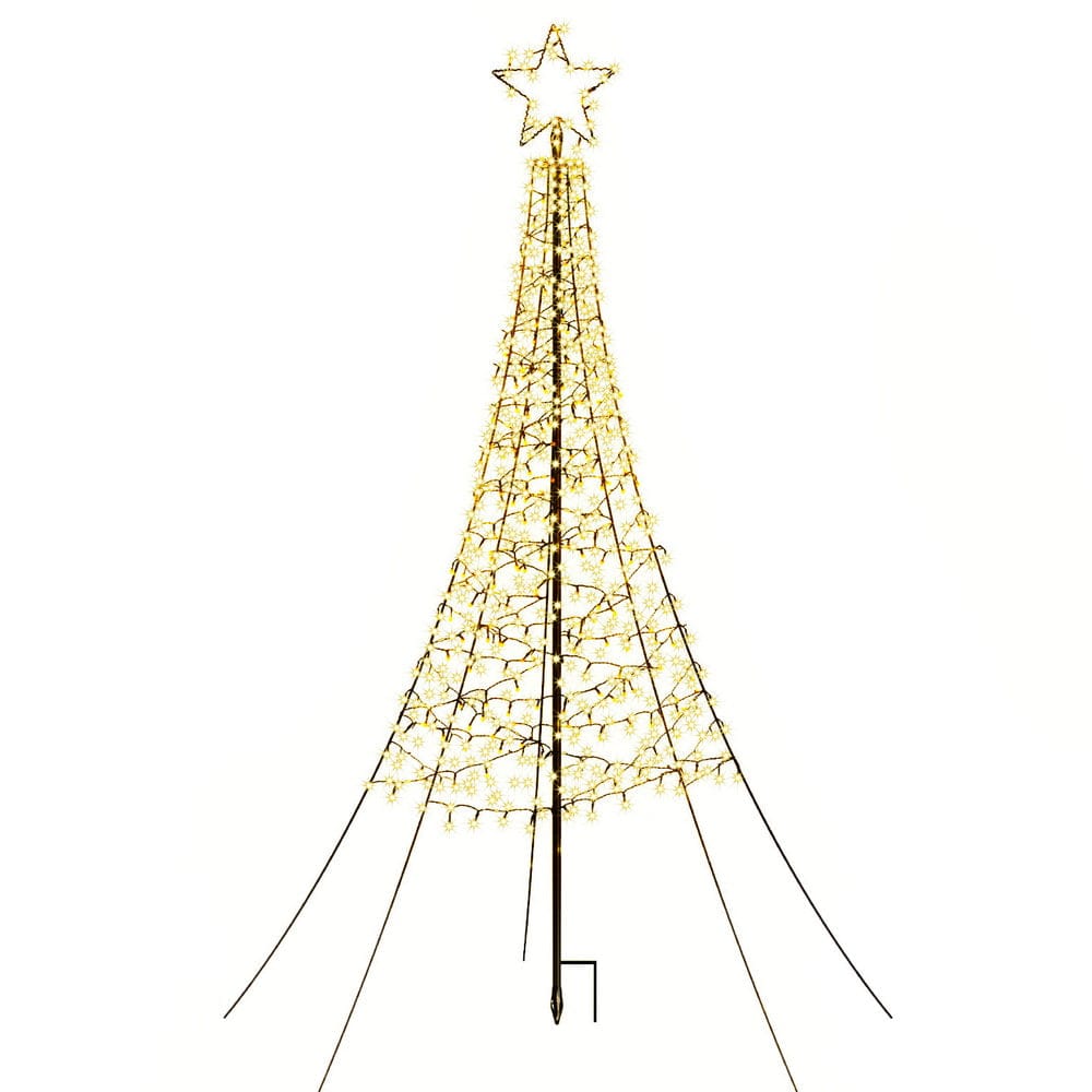 Jingle Jollys Occasions > Christmas > Outdoor Decorations & Lights Jingle Jollys Solar Christmas Tree 2.1m 320 LED Net Lights Xmas Trees Decoration