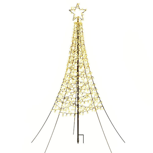 Jingle Jollys Occasions > Christmas > Outdoor Decorations & Lights Jingle Jollys Solar Christmas Tree 2.1m 320 LED Net Lights Xmas Trees Decoration
