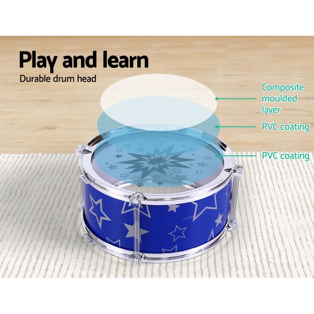Keezi Audio & Video > Musical Instrument & Accessories > Drums Keezi 11 Piece Kids Drum Set
