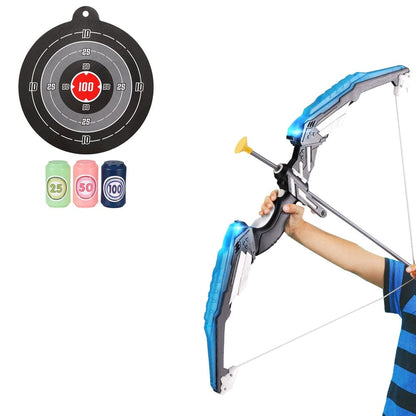 Keezi Baby & Kids > Baby & Kid's Toys > Outdoor Play Equipment Keezi Kids Bow and Arrow Target Set Outdoor Sport Archery Toys Bottle LED Light