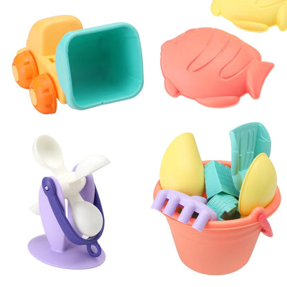 Keezi Baby & Kids > Baby & Kid's Toys > Outdoor Play Equipment Keezi Kids Water Table Tool Kit Sand Truck Windmill Bucket Shovel Sandpit Toys