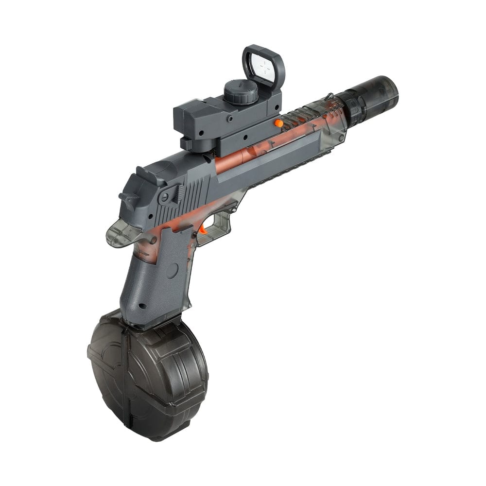 Keezi Baby & Kids > Baby & Kid's Toys > Pretend Play Keezi Kids Adult Electric Water Gun 500ml Water Tank Light Squirt Guns Toys Grey