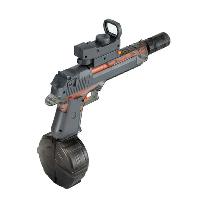 Keezi Baby & Kids > Baby & Kid's Toys > Pretend Play Keezi Kids Adult Electric Water Gun 500ml Water Tank Light Squirt Guns Toys Grey