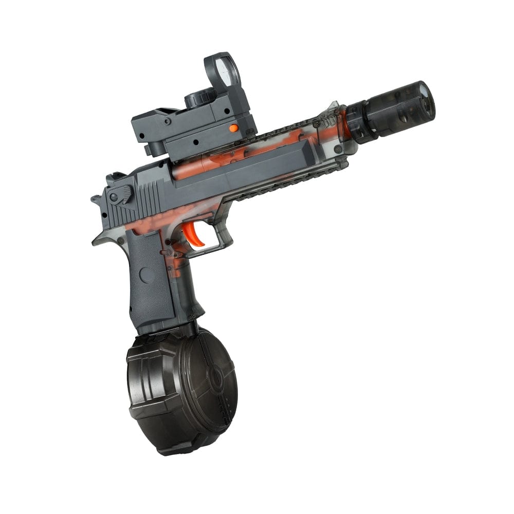 Keezi Baby & Kids > Baby & Kid's Toys > Pretend Play Keezi Kids Adult Electric Water Gun 500ml Water Tank Light Squirt Guns Toys Grey