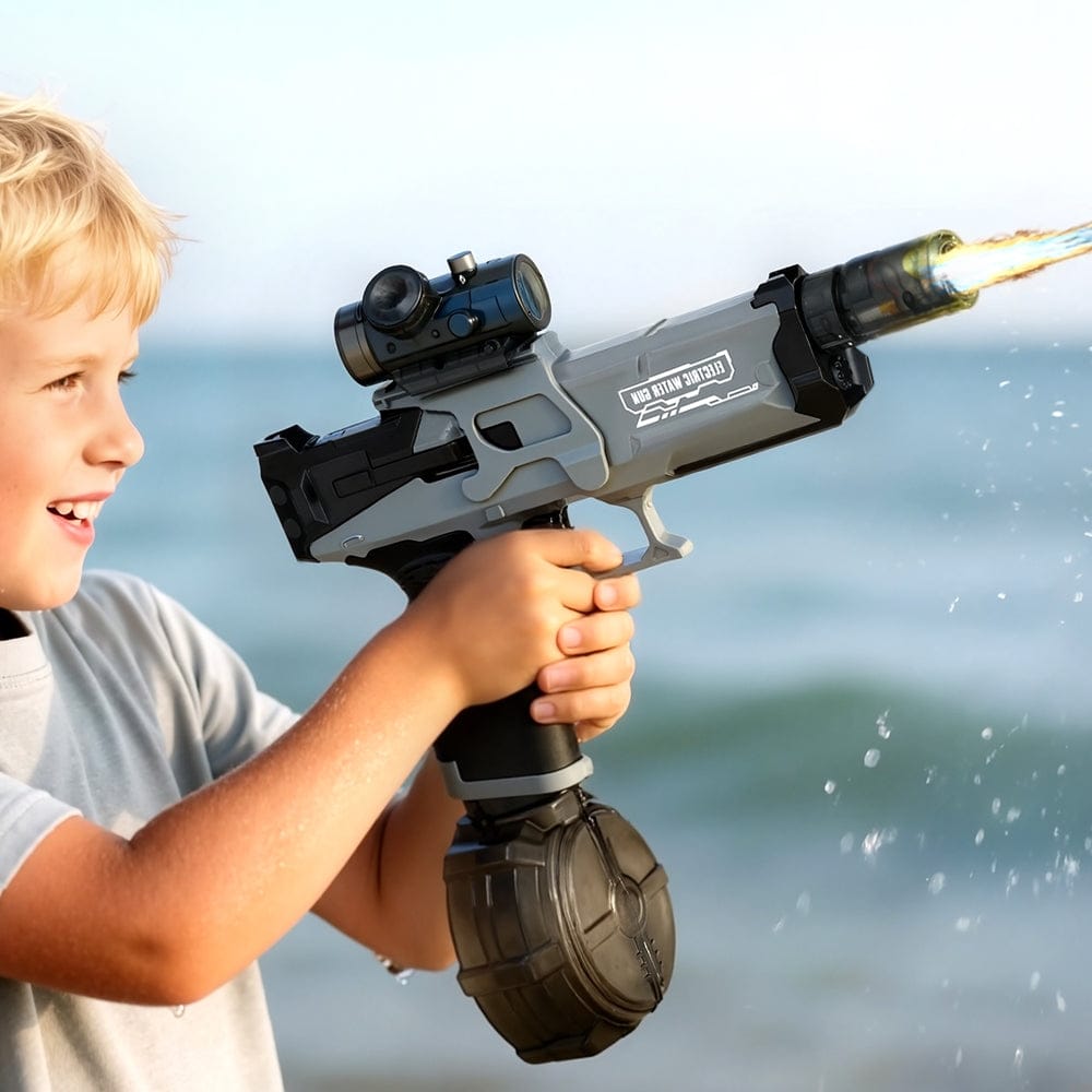 Keezi Baby & Kids > Baby & Kid's Toys > Pretend Play Keezi Kids Adult Electric Water Gun 500ml Water Tank Light Squirt Guns Toys
