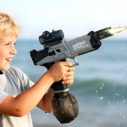 Keezi Baby & Kids > Baby & Kid's Toys > Pretend Play Keezi Kids Adult Electric Water Gun 500ml Water Tank Light Squirt Guns Toys