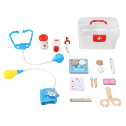 Keezi Baby & Kids > Baby & Kid's Toys > Pretend Play Keezi Kids Doctor Nurse Medical Case Pretend Play Set Stethoscope Medicine Toys
