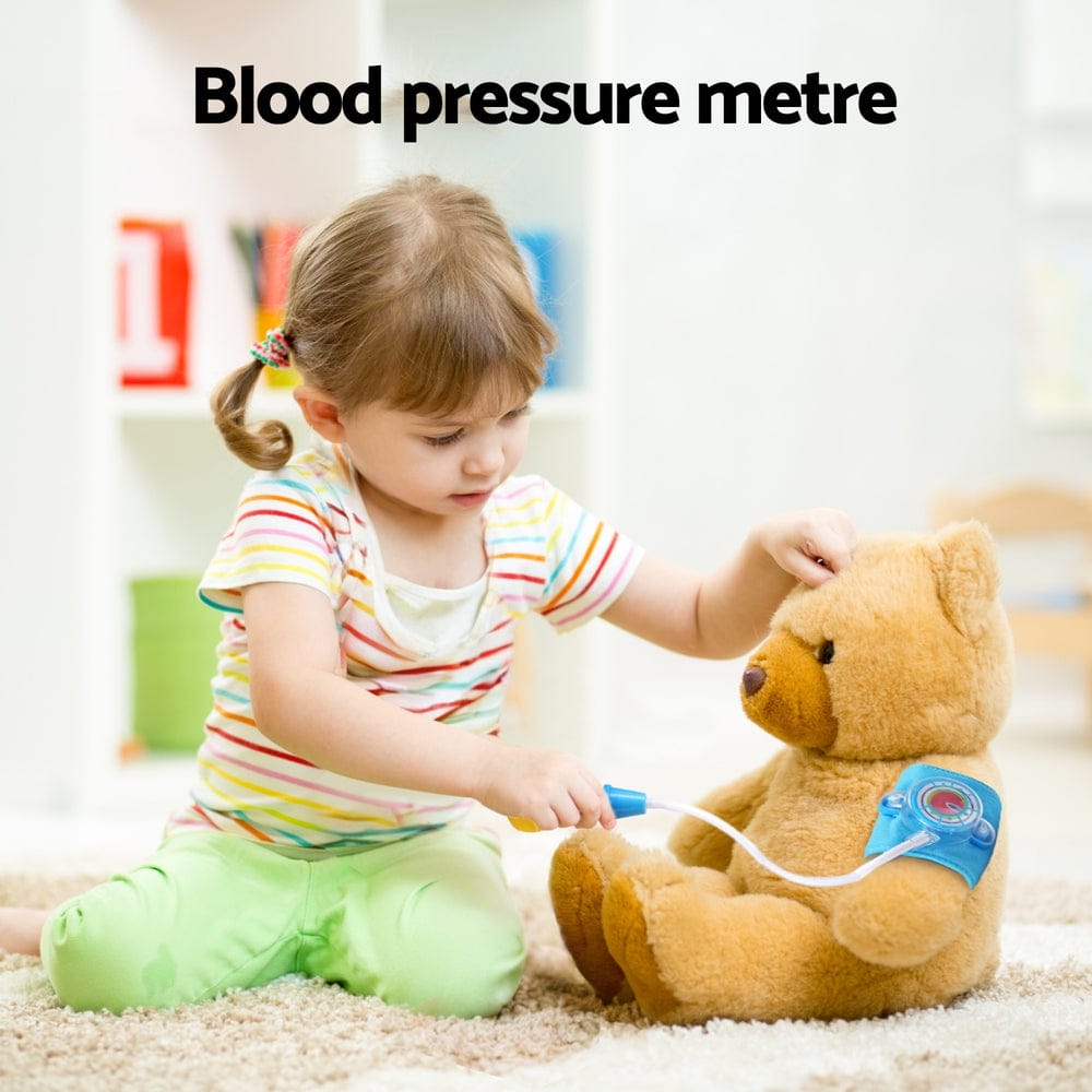 Keezi Baby & Kids > Baby & Kid's Toys > Pretend Play Keezi Kids Doctor Nurse Medical Case Pretend Play Set Stethoscope Medicine Toys