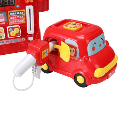Keezi Baby & Kids > Baby & Kid's Toys > Pretend Play Keezi Kids Gas Petrol Station Pumper Pretend Play Toys Car Music Card Playset