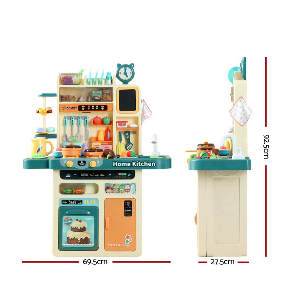 Keezi Baby & Kids > Baby & Kid's Toys > Pretend Play Keezi Kids Kitchen Pretend Play Set Cooking Sound Steam Light Function
