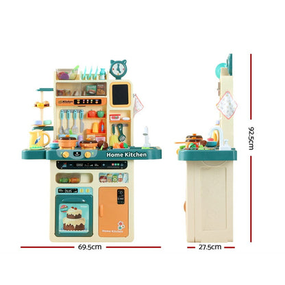 Keezi Baby & Kids > Baby & Kid's Toys > Pretend Play Keezi Kids Kitchen Pretend Play Set Cooking Sound Steam Light Function