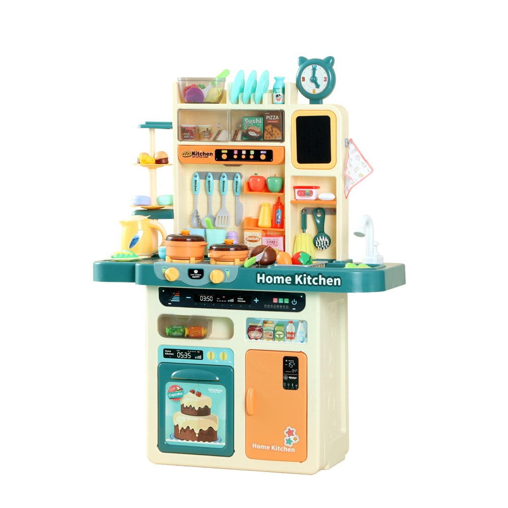 Keezi Baby & Kids > Baby & Kid's Toys > Pretend Play Keezi Kids Kitchen Pretend Play Set Cooking Sound Steam Light Function