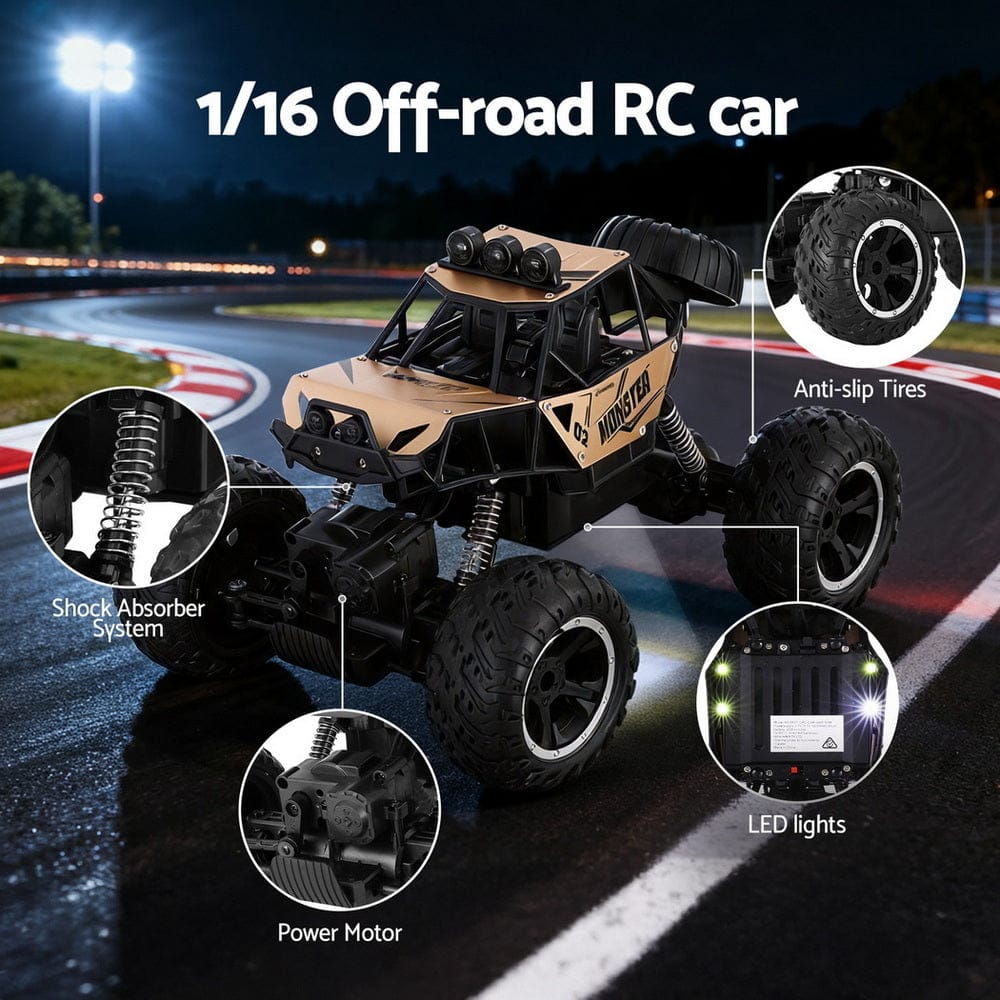 Keezi Baby & Kids > Baby & Kid's Toys > Pretend Play Keezi Kids Remote Control Car 5KM/H Off-Road Truck Electric Vehicle Outdoor Toys