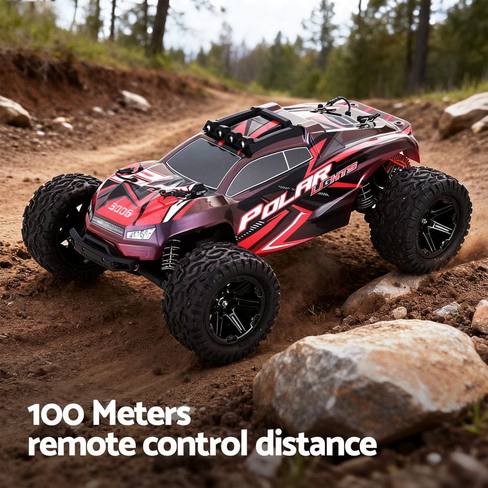 Keezi Baby & Kids > Baby & Kid's Toys > Pretend Play Keezi Kids Remote Control Car Off-Road Truck with Lights Electric Vehicle Toys