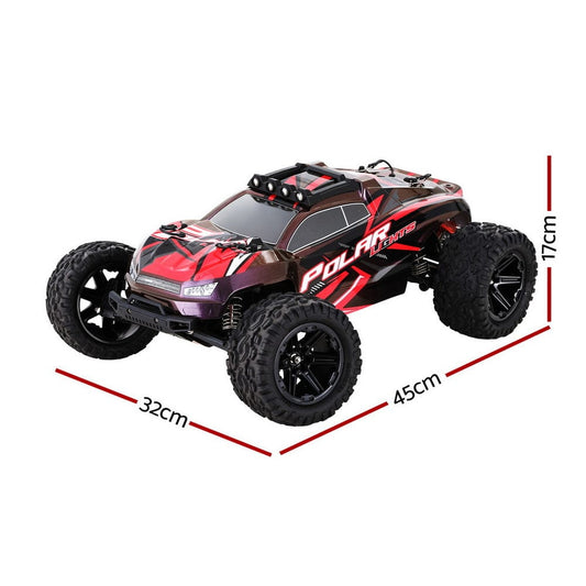 Keezi Baby & Kids > Baby & Kid's Toys > Pretend Play Keezi Kids Remote Control Car Off-Road Truck with Lights Electric Vehicle Toys
