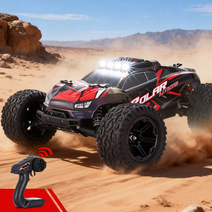 Keezi Baby & Kids > Baby & Kid's Toys > Pretend Play Keezi Kids Remote Control Car Off-Road Truck with Lights Electric Vehicle Toys