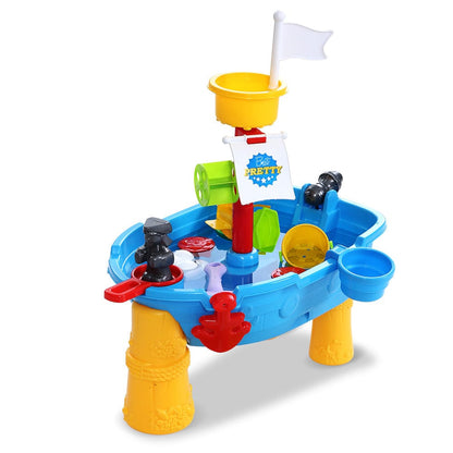 Keezi Baby & Kids > Baby & Kid's Toys > Pretend Play Keezi Kids Sandpit Pretend Play Set Outdoor Toys Water Table Activity Play Set