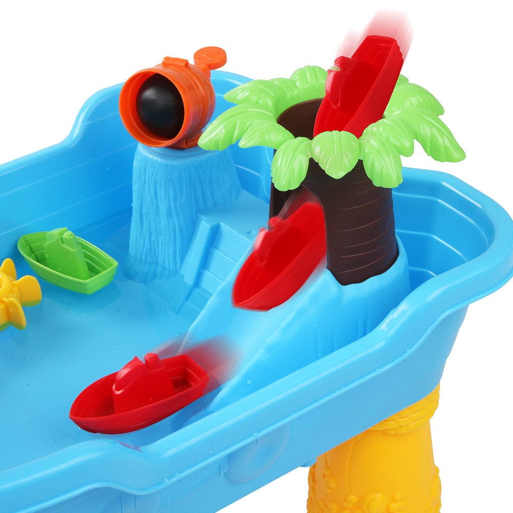Keezi Baby & Kids > Baby & Kid's Toys > Pretend Play Keezi Kids Sandpit Pretend Play Set Sand Water Table Outdoor Beach Toy Children