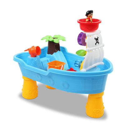 Keezi Baby & Kids > Baby & Kid's Toys > Pretend Play Keezi Kids Sandpit Pretend Play Set Sand Water Table Outdoor Beach Toy Children