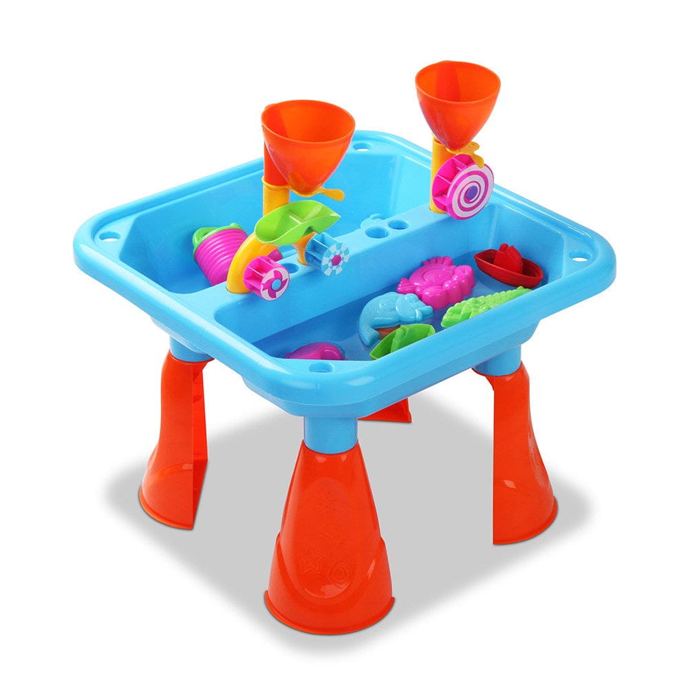 Keezi Baby & Kids > Baby & Kid's Toys > Pretend Play Keezi Kids Sandpit Pretend Play Sets Beach Toys Outdoor Sand Water Table Set