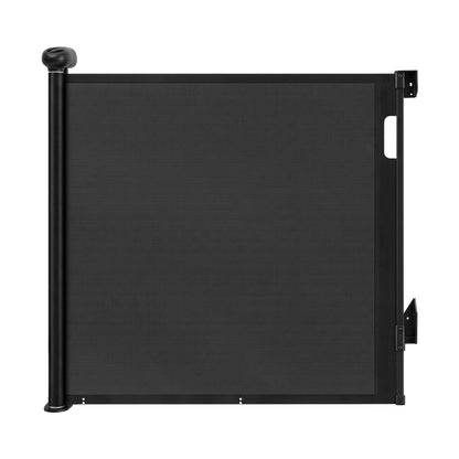 Keezi Baby & Kids > Gates & Playpens > Safety Gates & Safety Accessories Keezi Retractable Gate Baby Gate Pet Safety Fence Extends up to 140cm Black