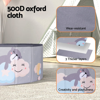 Keezi Baby & Kids > Kid's Furniture > Toy Boxes Keezi Kids Ball Pool Pit Toddler Ocean Play Foldable Child Playhouse Storage Bag