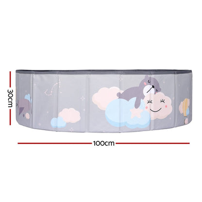 Keezi Baby & Kids > Kid's Furniture > Toy Boxes Keezi Kids Ball Pool Pit Toddler Ocean Play Foldable Child Playhouse Storage Bag
