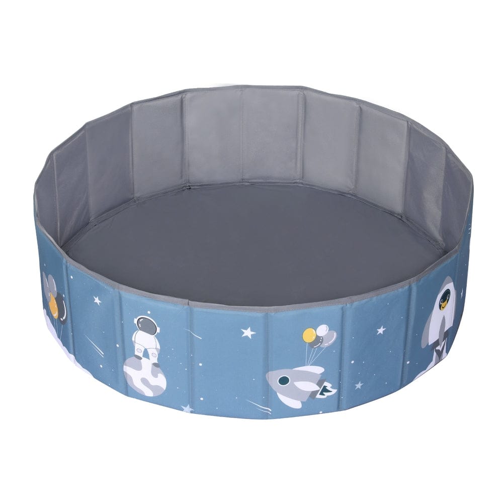 Keezi Baby & Kids > Kid's Furniture > Toy Boxes Keezi Kids Ball Pool Pit Toddler Play Foldable Child Playhouse Storage Bag Blue