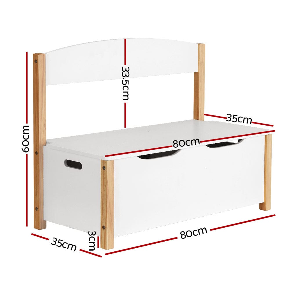 Keezi Baby & Kids > Kid's Furniture > Toy Boxes Keezi Kids Toy Box Chest Storage Blanket Children Organiser Seating Bench