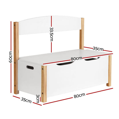 Keezi Baby & Kids > Kid's Furniture > Toy Boxes Keezi Kids Toy Box Chest Storage Blanket Children Organiser Seating Bench