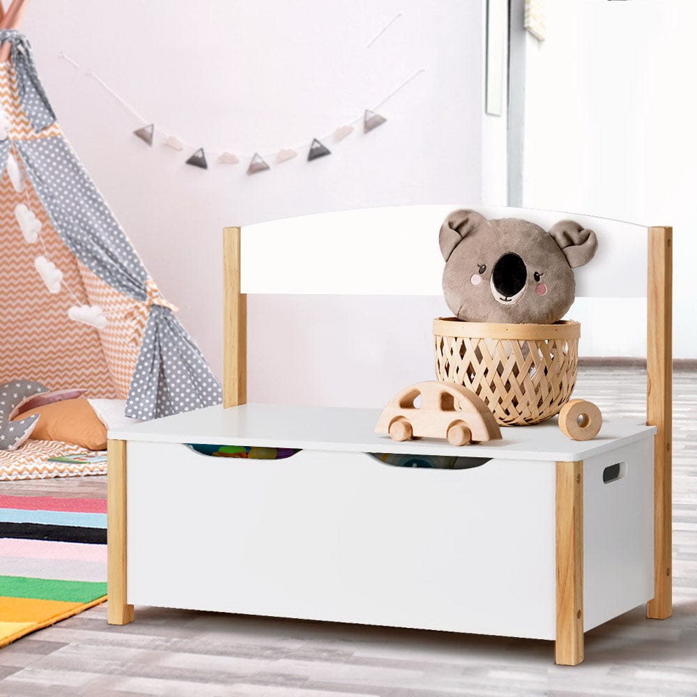 Keezi Baby & Kids > Kid's Furniture > Toy Boxes Keezi Kids Toy Box Chest Storage Blanket Children Organiser Seating Bench