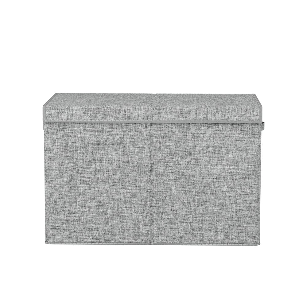 Keezi Baby & Kids > Kid's Furniture > Toy Boxes Keezi Large Toy Box Chest Storage with Flip-Top Lid Foldable Organizer Bins Grey