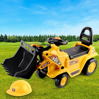 Keezi Baby & Kids > Ride On Cars, Go-karts & Bikes > Ride On Cars Keezi Ride On Car Toys Kids Excavator Bulldozer Sandpit Digger Car Pretend Play