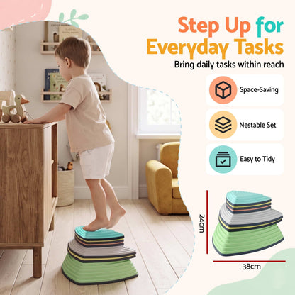 Keezi Kids Baby & Kids > Baby & Kid's Toys > Activity Toys Keezi Kids Stepping Stones 6PCS Balance Stones Indoor Outdoor Toy