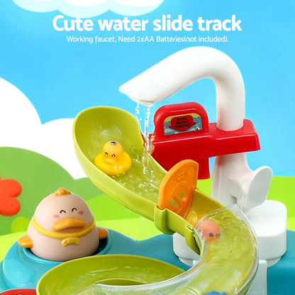 Keezi Kids Baby & Kids > Baby & Kid's Toys > Pretend Play Keezi Kids Pretend Play Kitchen Sink with Faucet Floating Fishing Toys Play food