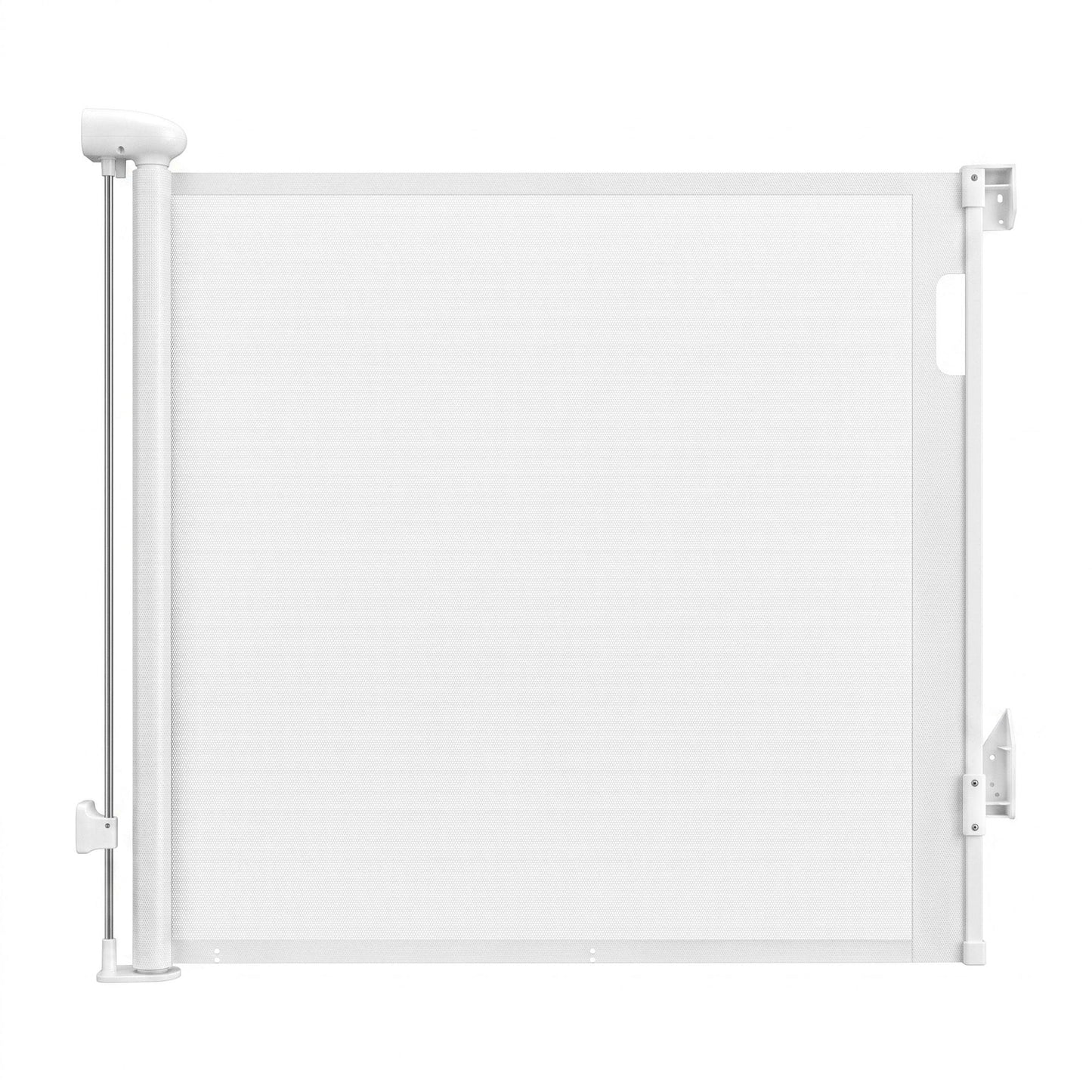 Keezi Kids Baby & Kids > Gates & Playpens > Safety Gates & Safety Accessories Keezi Retractable Gate Baby Gate Pet Safety Fence Extends up to 140cm White