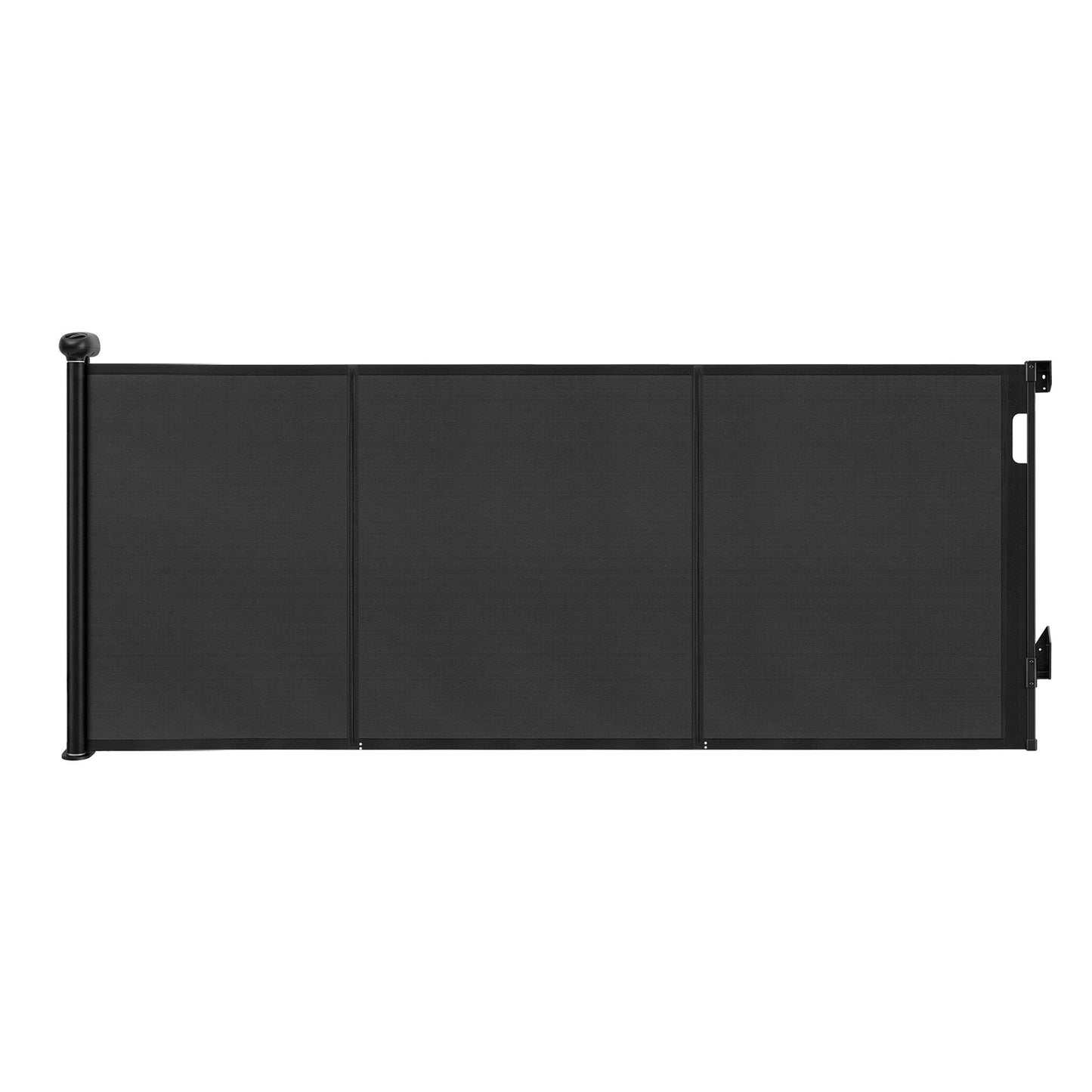 Keezi Kids Baby & Kids > Gates & Playpens > Safety Gates & Safety Accessories Keezi Retractable Gate Baby Gate Pet Safety Fence Extends up to 400cm Black