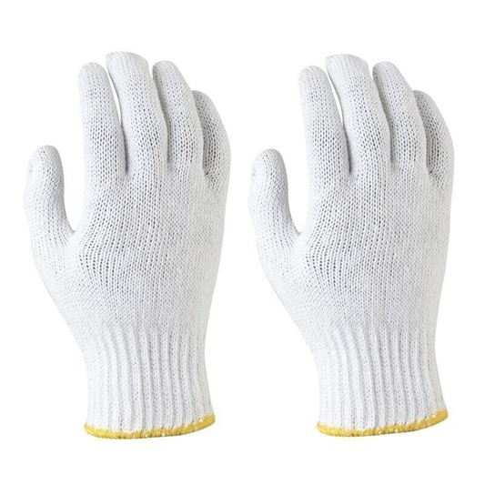 Kentucky Williams 1 Pair Safety Work Cotton Gloves Knitted Labor Garden Hand Protect Glove 22mm