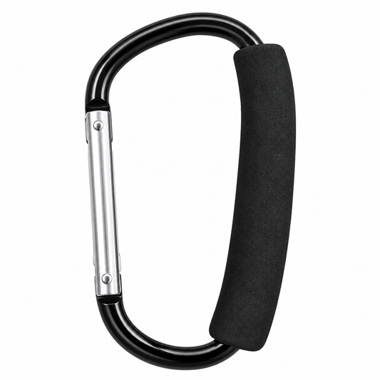 Kentucky williams Carabiner Jumbo Carabiner Clip Snap Spring Aluminium Hooks Travel Hanger Hiking Camping Bk