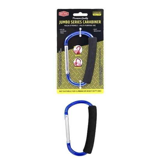 Kentucky williams Carabiner Jumbo Carabiner Clip Snap Spring Aluminium Hooks Travel Hanger Hiking Camping