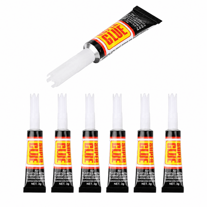 Kentucky Williams Super Glue 8PCS Extra Strong SUPER GLUE 3g Multi Purpose Leather Plastic Paper Wood Rubber
