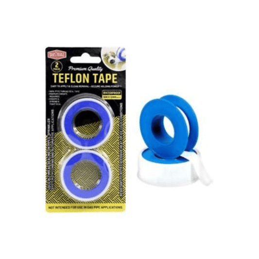 Kentucky Williams Tape 2 Pcs Teflon Tape Thread White Plumbing Sealing Water PTFE Tape Tape 12mm x 10m
