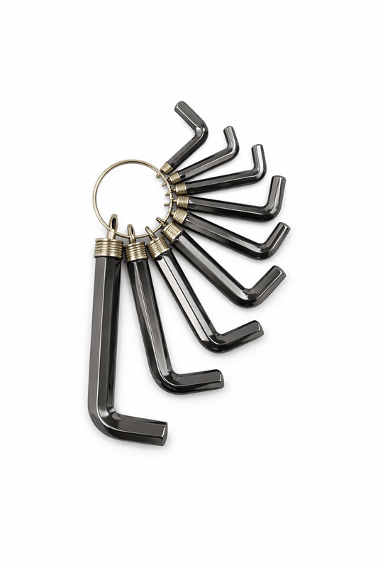 Kentucky Williams Tools > Other Tools > Hand Tools 10pc Set Metric Allen Key Hex Keys Imperial Wrench Steel Tool 1.5-10mm Kit