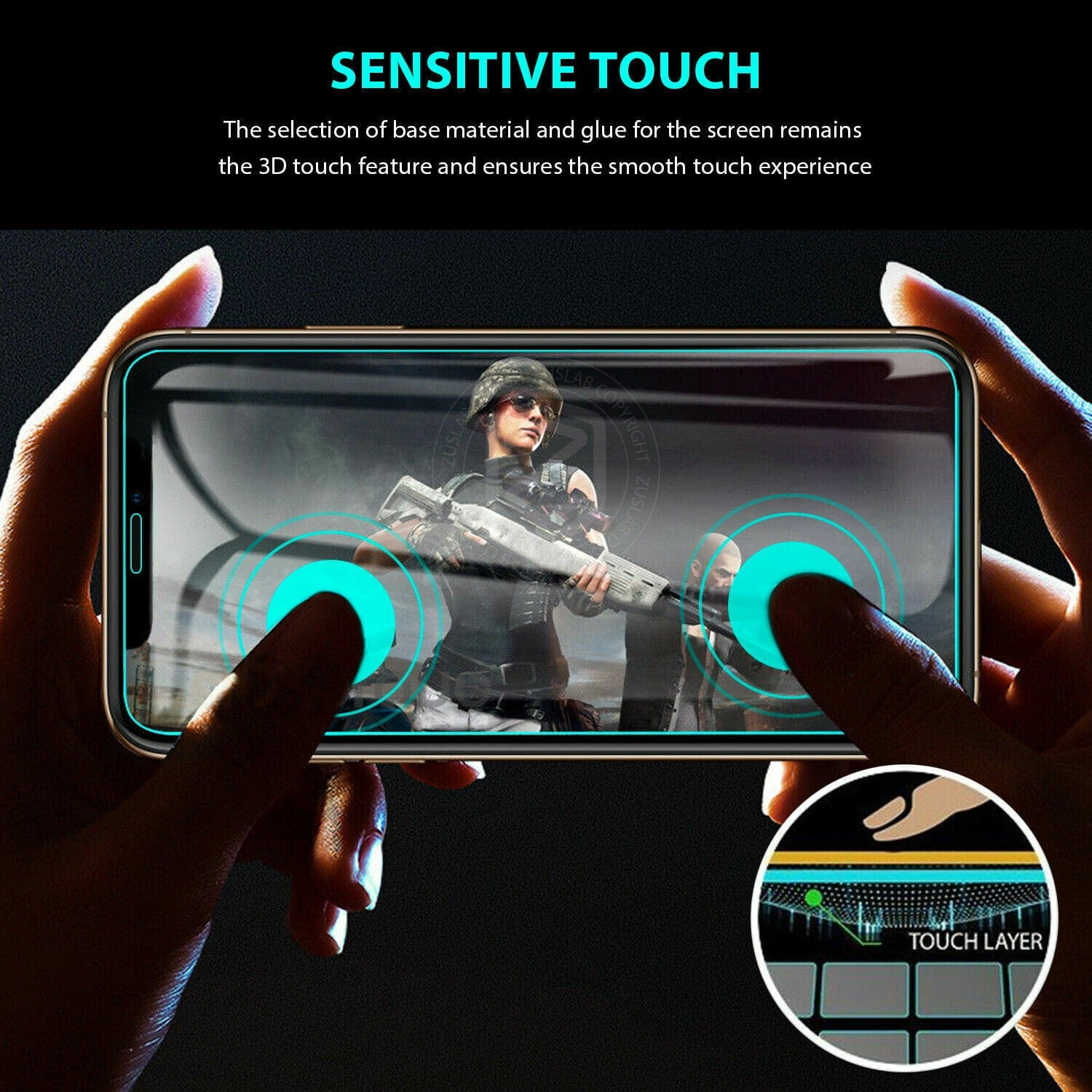 King Kong Tempered Glass Screen Protector For Apple iPhone 11 Pro Max King Kong