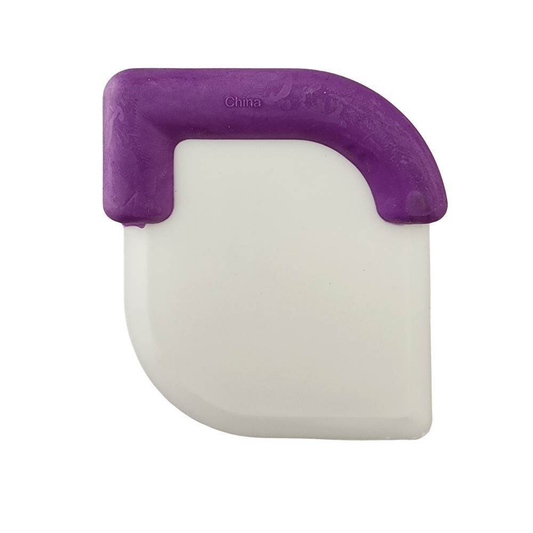 Kitchen Scraper Purple Kitchen Silicone Plastic Pan Scraper Cooking Utensils Tool Cake Batter Dough