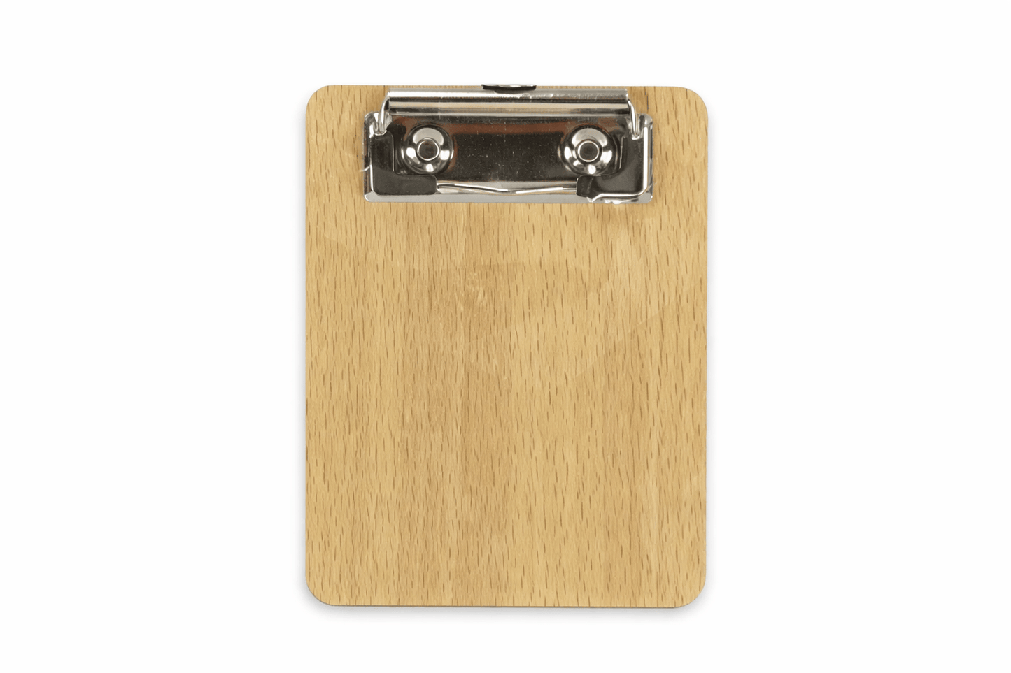 Krafters Korner Clipboard 10X13cm Mini Wooden Clipboard Stationary Office Home School Filing Organiser