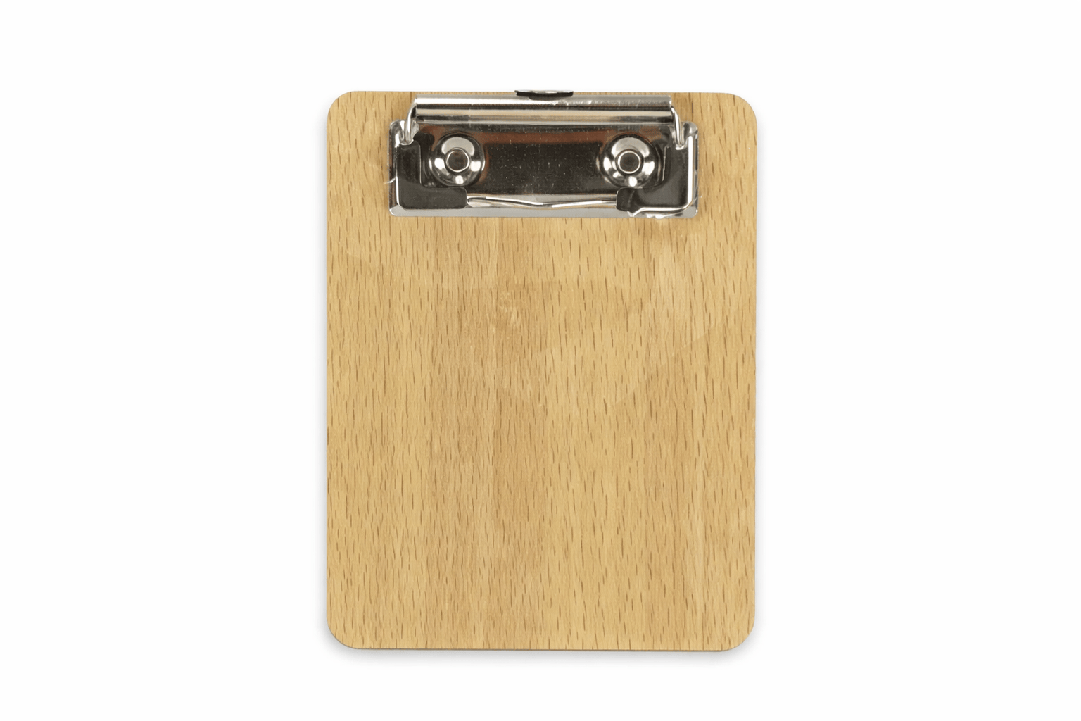 Krafters Korner Clipboard 10X13cm Mini Wooden Clipboard Stationary Office Home School Filing Organiser