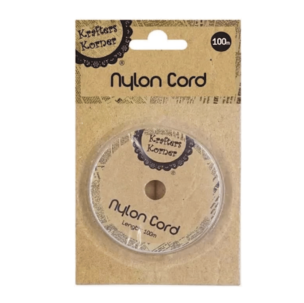 Krafters Korner Home & Garden > Hobbies > Arts & Crafts 100m Clear Nylon Cord Fishing Line Invisible Hanging Craft Wire Beading String
